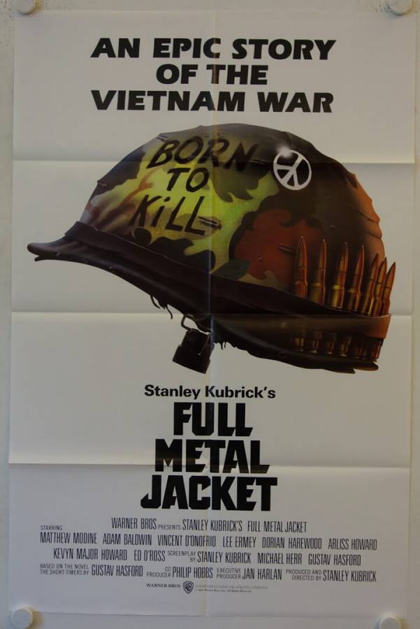 Full Metal Jacket original release US Onesheet movie poster