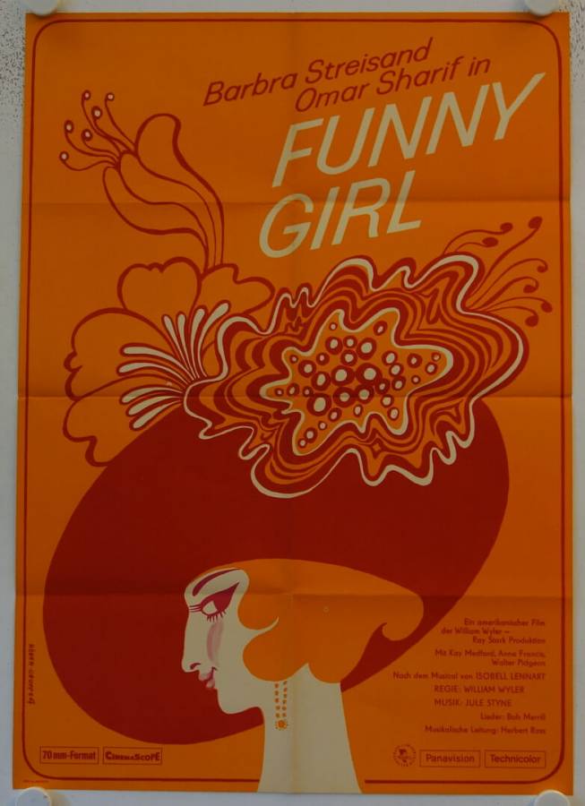 Funny Girl original release east-german movie poster