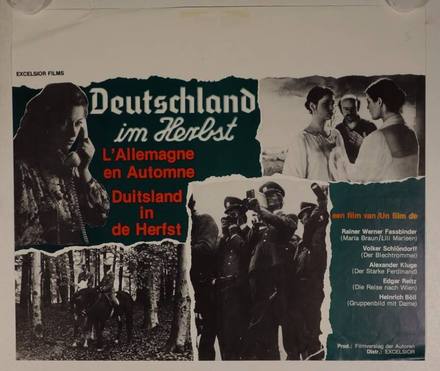 Germany in Autumn original release belgian movie poster