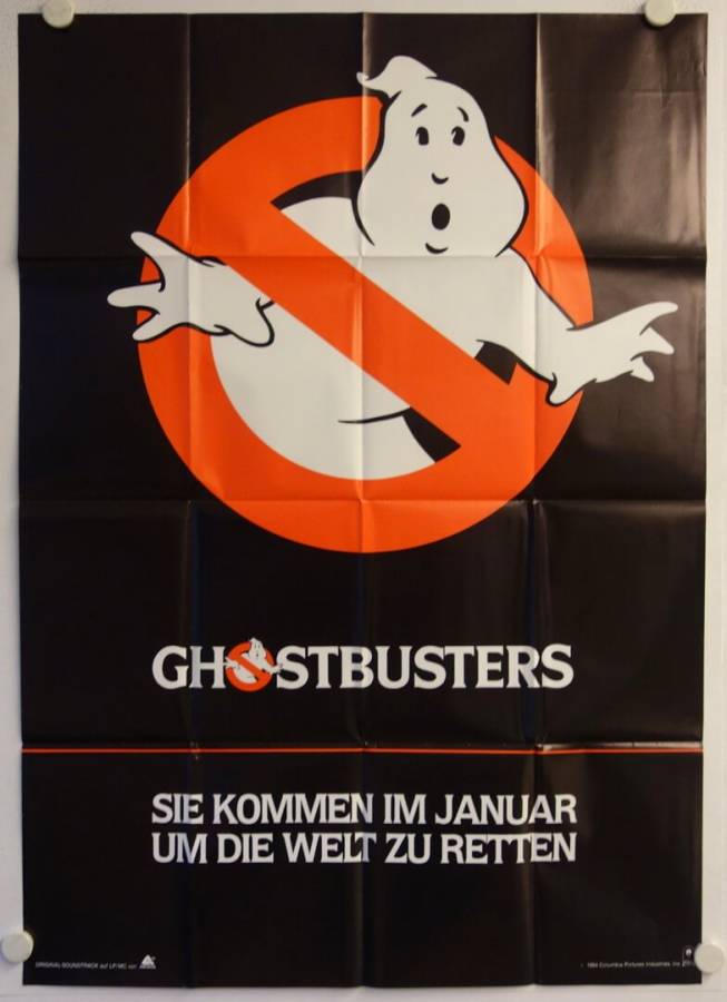 Ghostbusters original release german double-panel movie poster