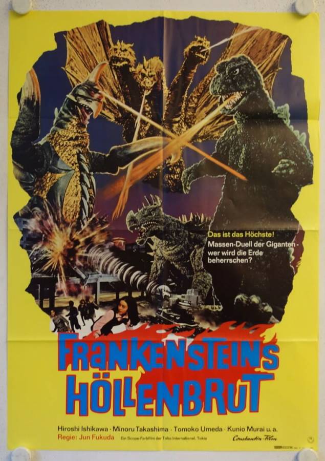 Godzilla vs. Gigan original release german movie poster