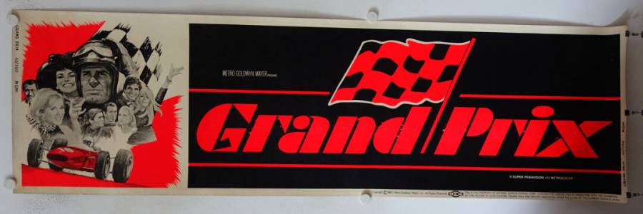 Grand Prix original release US silkscreen banner