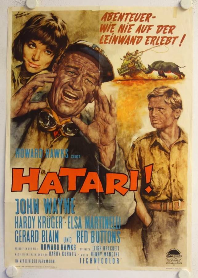 Hatari! originales deutsches Filmplakat