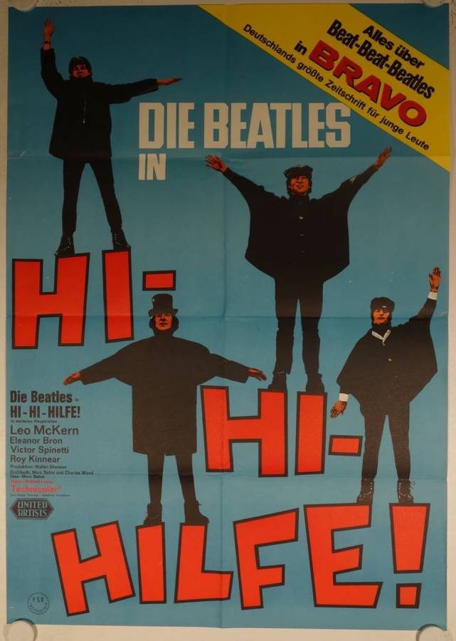 HELP original release german movie poster