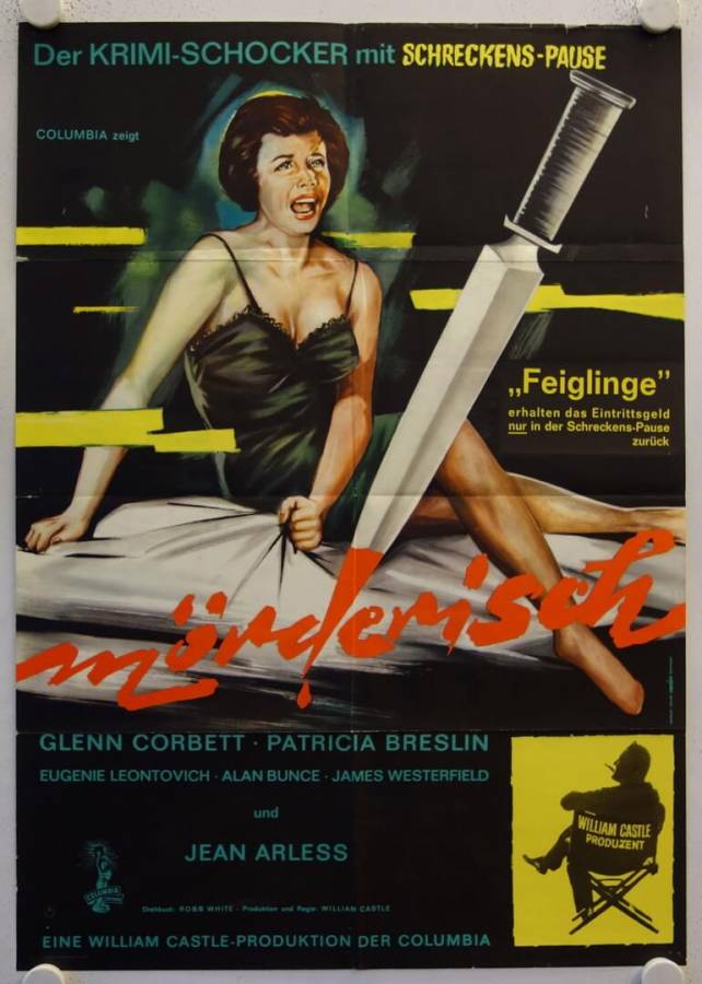 Mörderisch originales deutsches Filmplakat