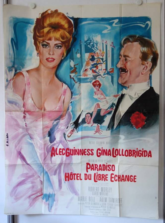 Hotel Paradiso original release large french movie poster