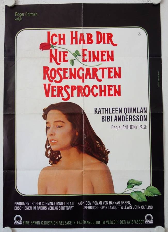 Ich hab dir nie einen Rosengarten versprochen originales deutsches Filmplakat