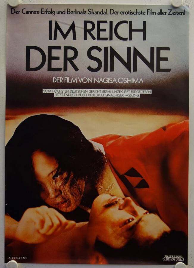 Im Reich der Sinne originales deutsches Filmplakat