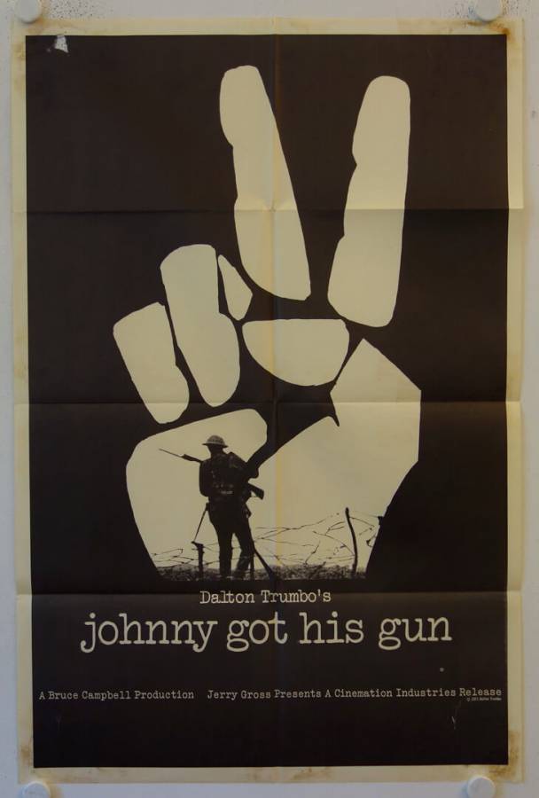 Johnny got his Gun original release US Onesheet movie poster