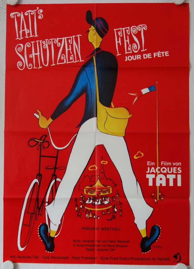 Jour de Fete re-release german movie poster