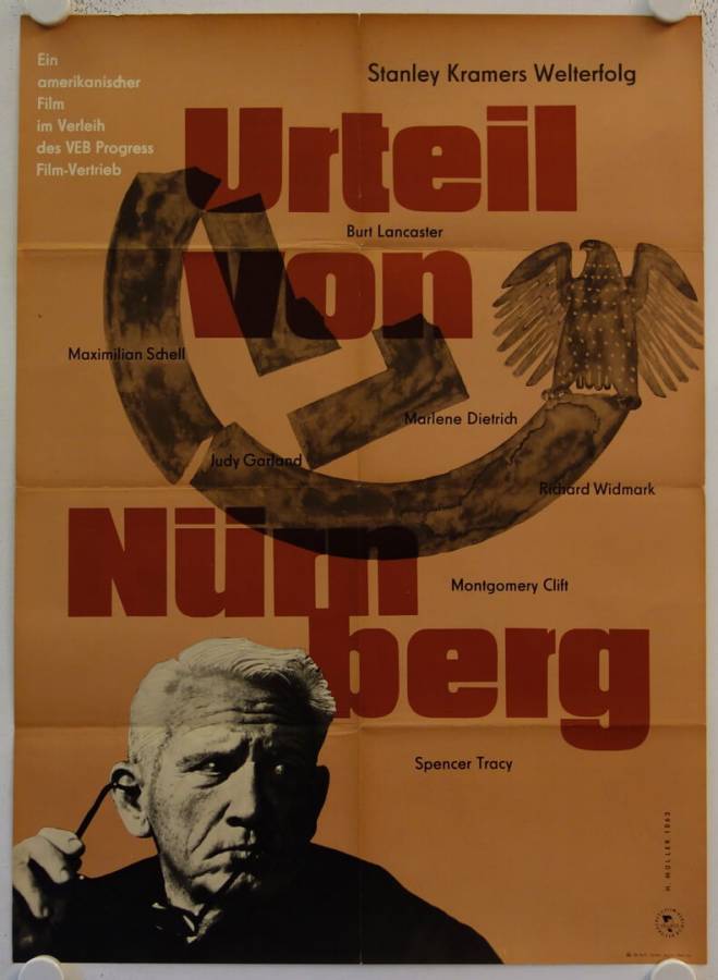 Urteil von Nürnberg originales DDR Filmplakat