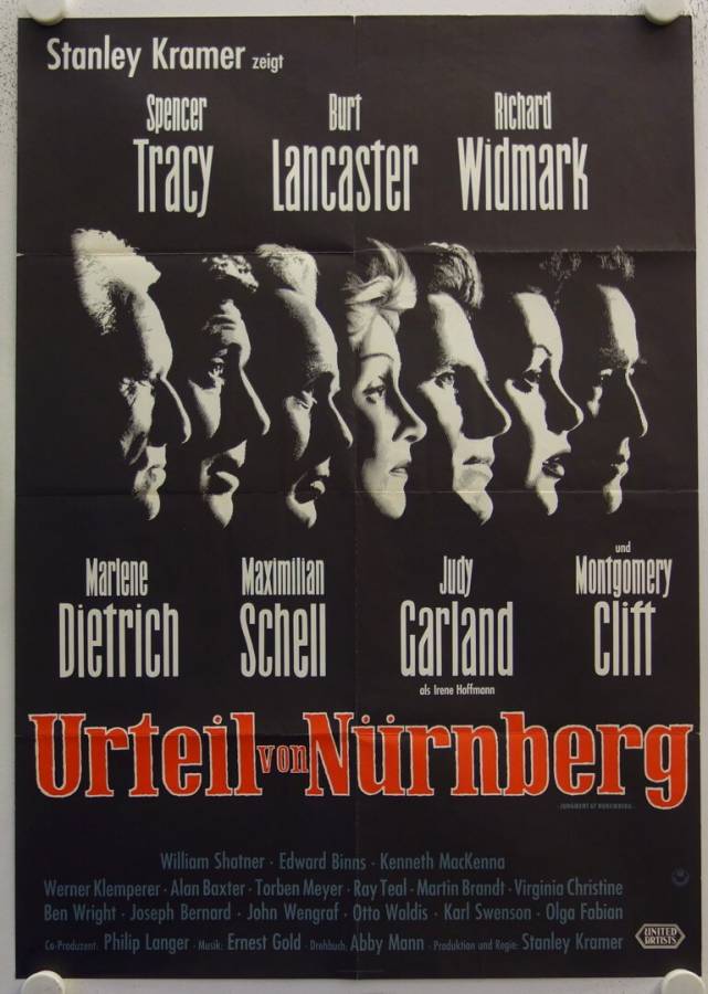 Judgement at Nuremberg original release german movie poster