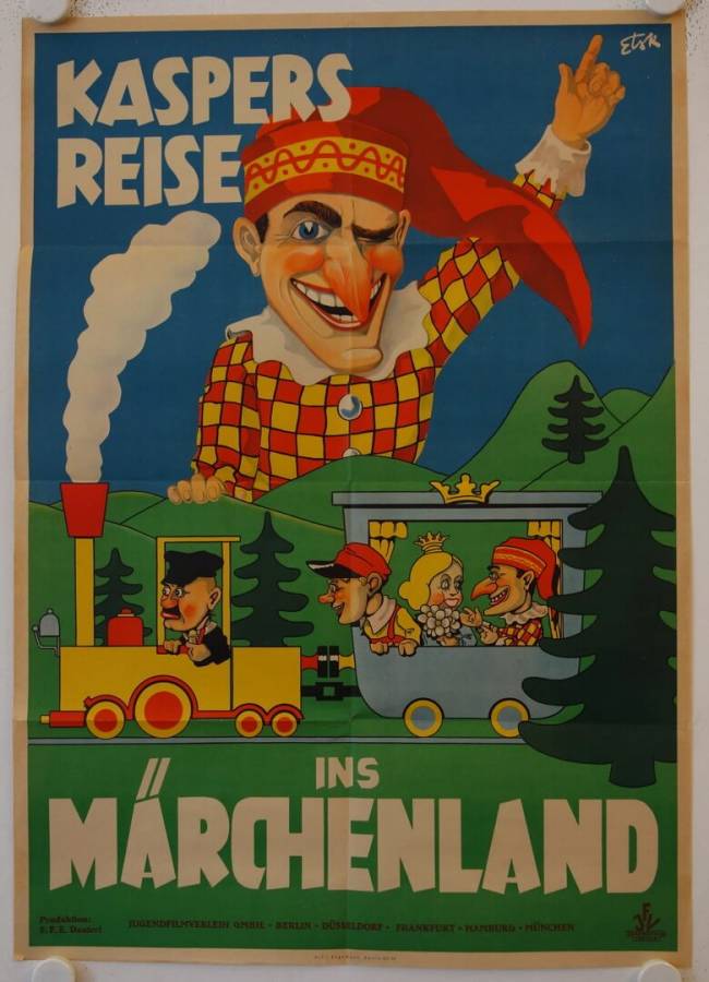 Kasper's Journey to Fairyland original release german movie poster