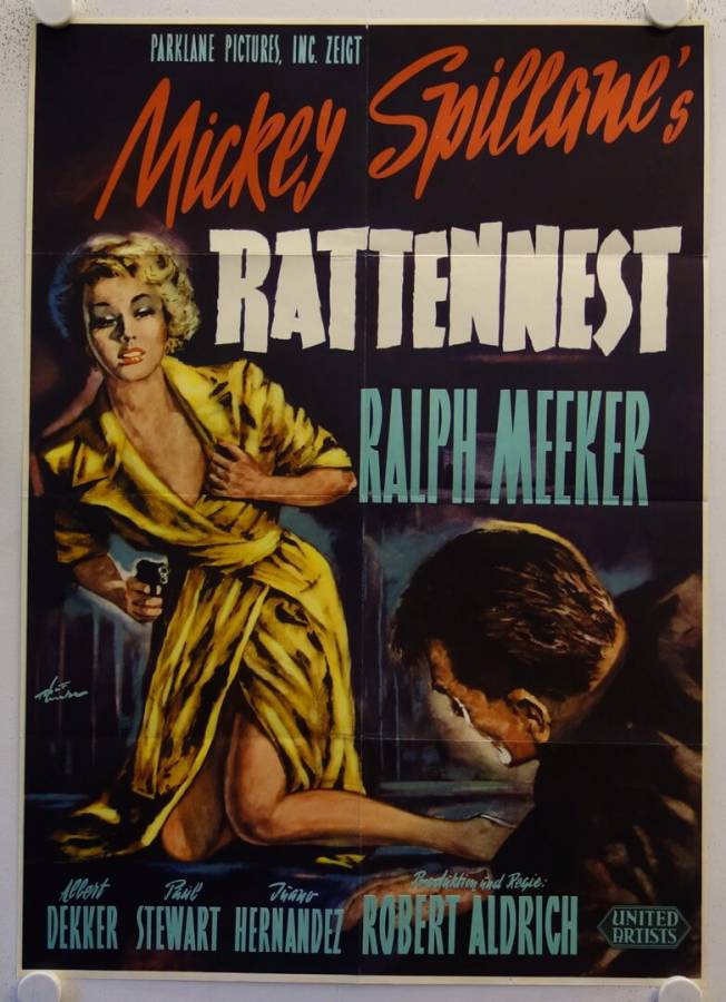 Kiss me Deadly original release german movie poster