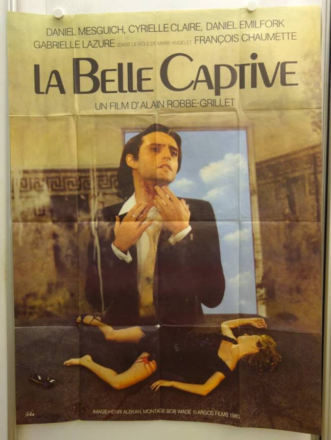 La Belle Captive The Beautiful Prisoner Original Release Large French Movie Poster