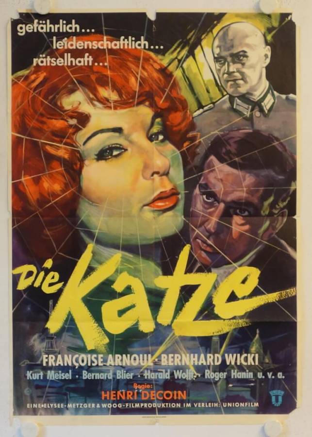 Die Katze originales deutsches Filmplakat