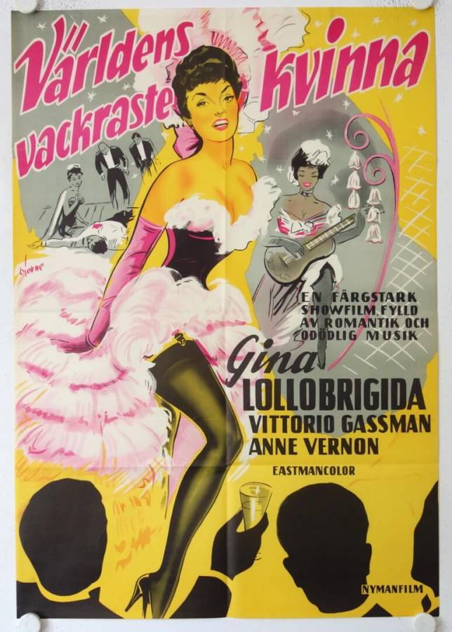 Die schönste Frau der Welt originales dänisches Filmplakat