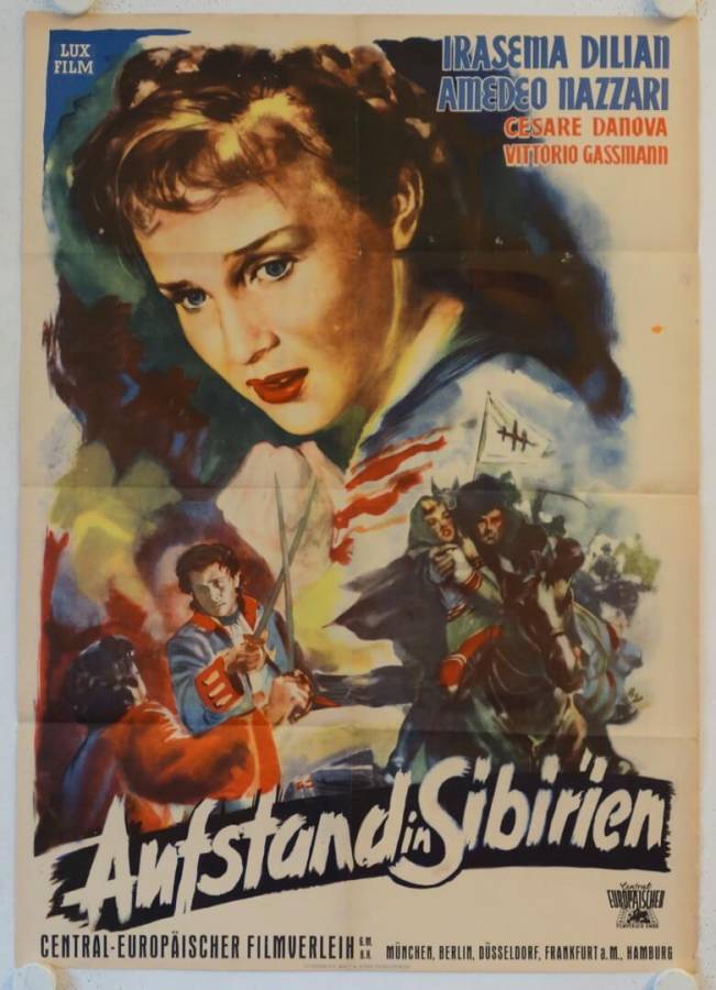 Aufstand in Sibirien originales deutsches Filmplakat