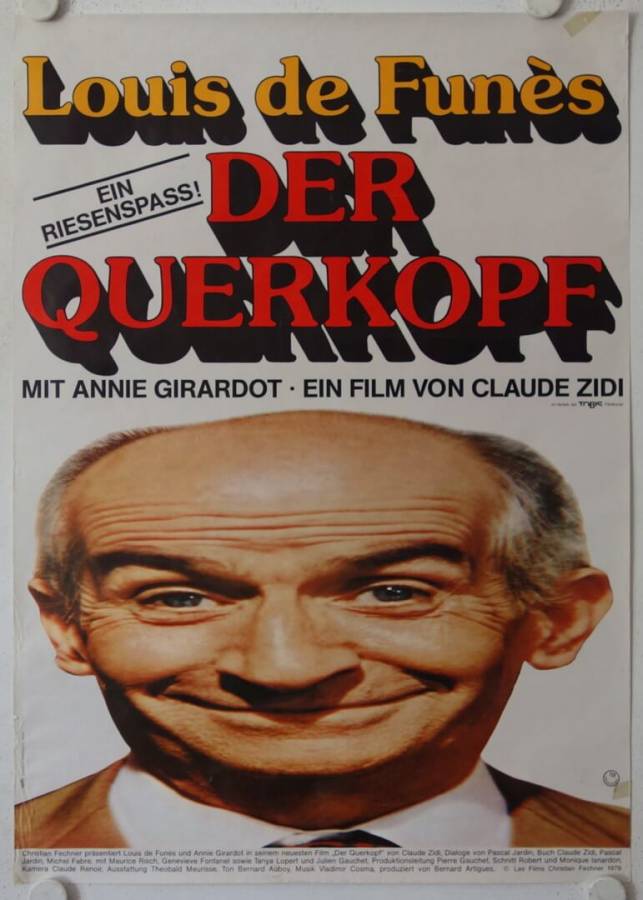 Der Querkopf originales deutsches Filmplakat