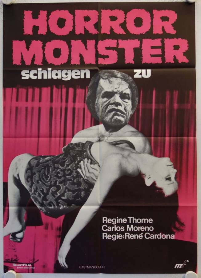 Horrormonster schlagen zu originales deutsches Filmplakat