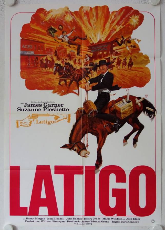 Latigo original release german movie poster