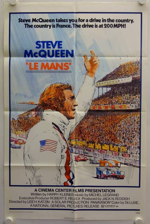 Le Mans original release US Onesheet movie poster