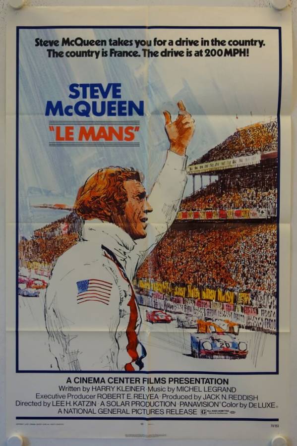 Le Mans original release US Onesheet movie poster