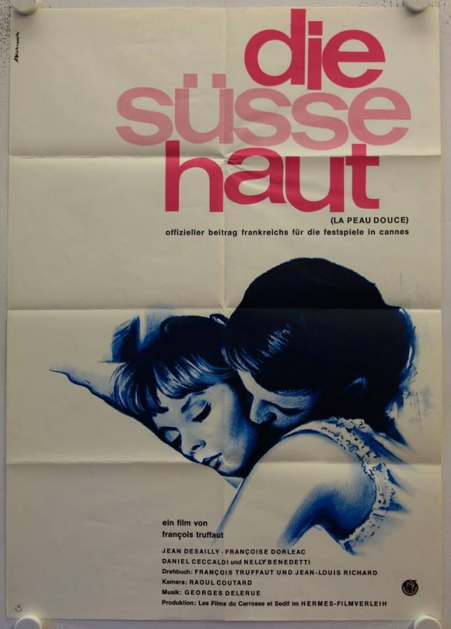 Le peau douce - The Soft Skin original release german movie poster