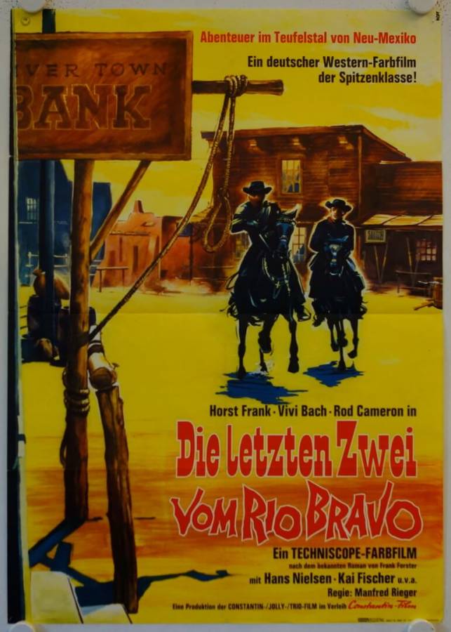 Die letzten Zwei vom Rio Bravo originales deutsches Filmplakat