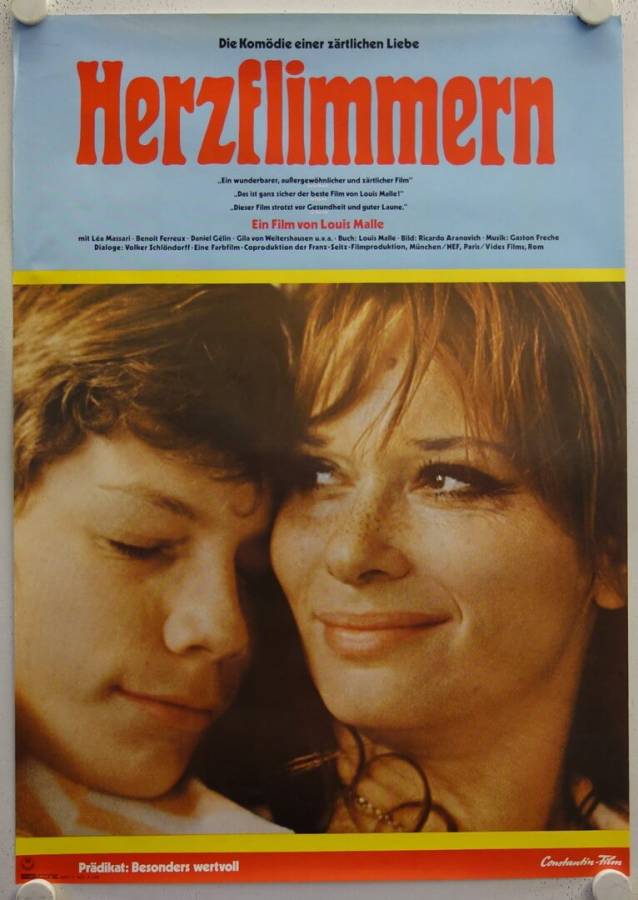 Le souffle au coeur - Murmur of the Heart original release german movie poster
