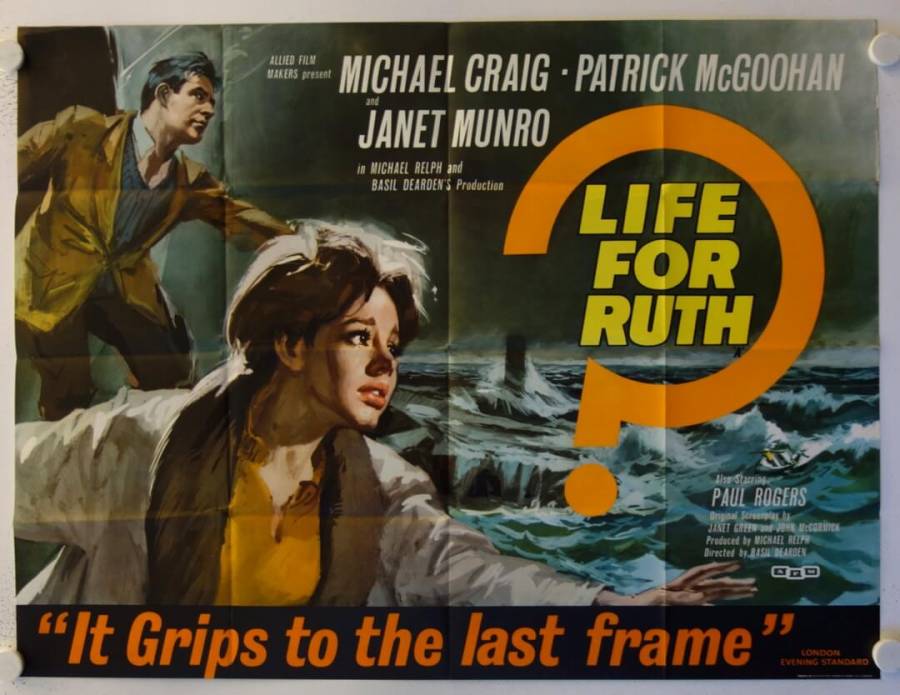 Life for Ruth original release British Quad movie poster