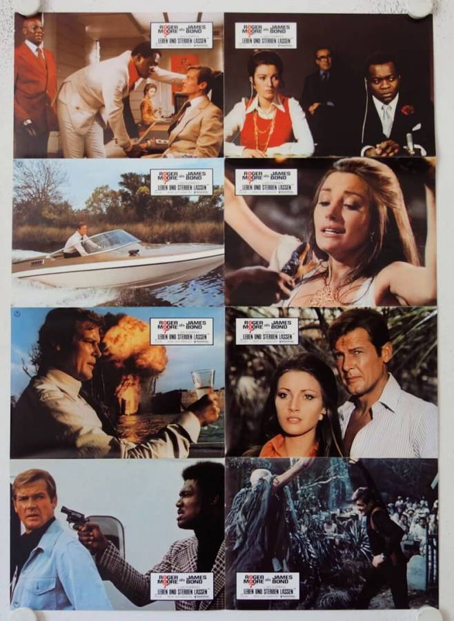 Live and let Die re-release german lobby card set