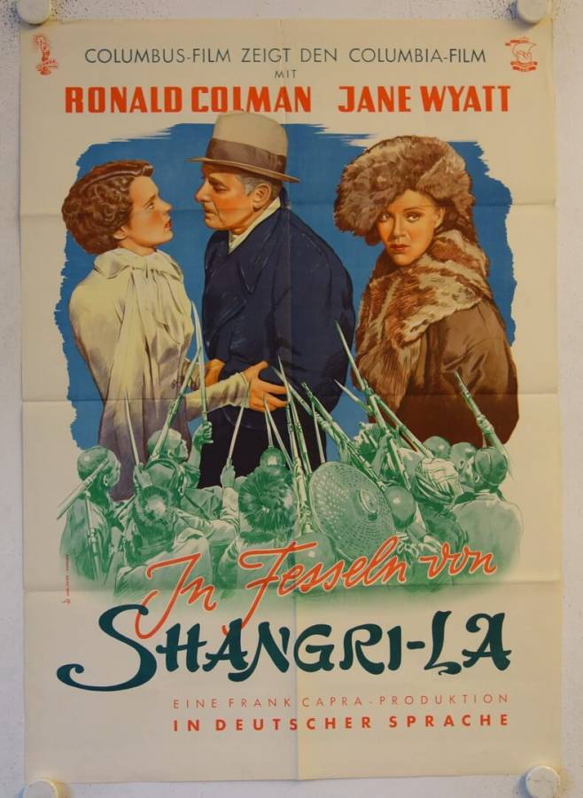 Lost Horizon original release german movie poster (1950)