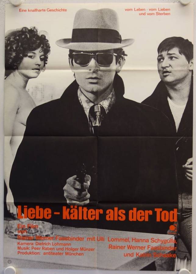 Love is colder than Death original release german movie poster