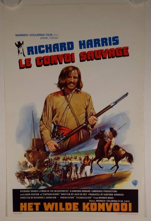 Man in the Wilderness original release belgian movie poster