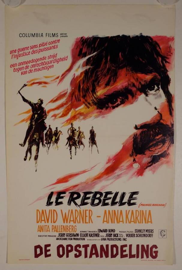 Man on Horseback original release belgian movie poster