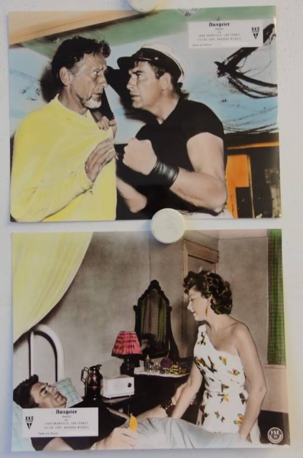 Manfish original release german lobby cards (2)