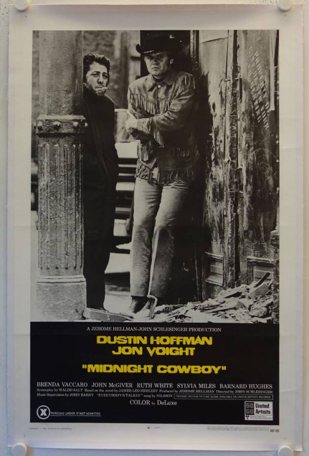 Midnight Cowboy original release US Onesheet movie poster