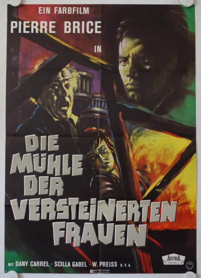 Die Mühle der versteinerten Frauen originales deutsches Filmplakat