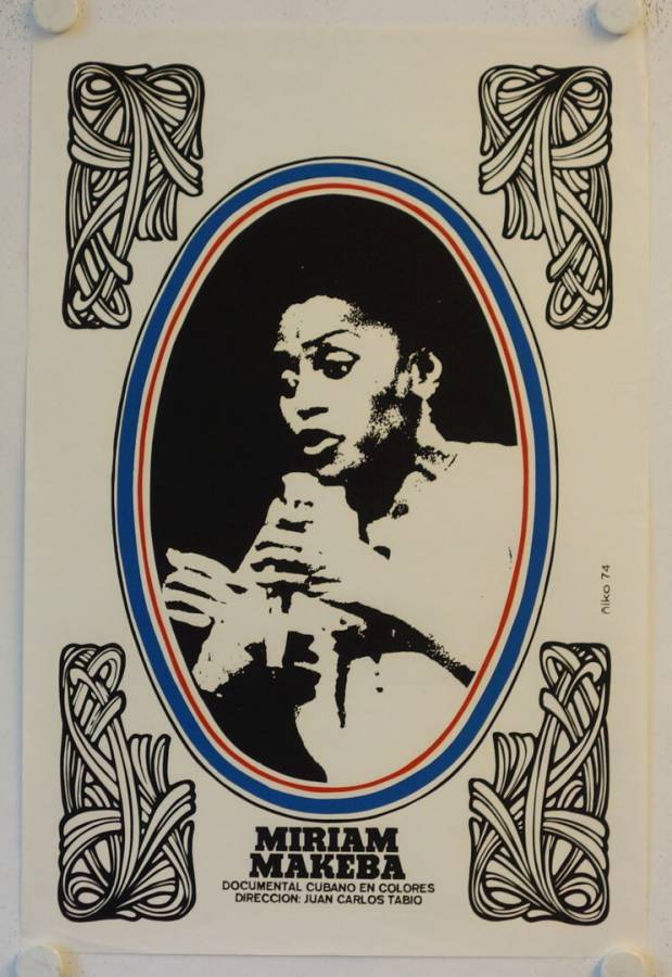 Miriam Makeba original release cuban movie poster