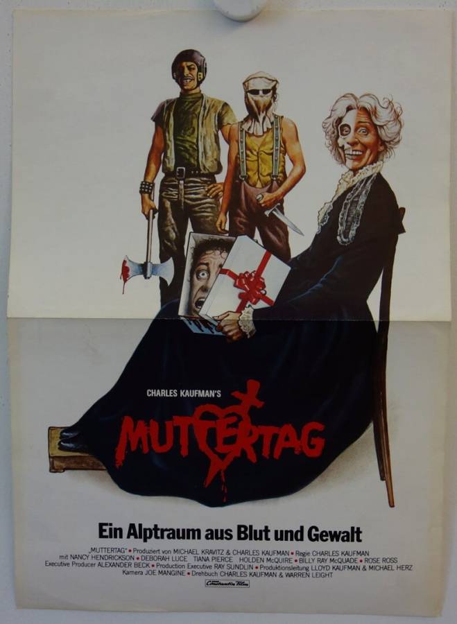 Muttertag originales deutsches Kleinplakat