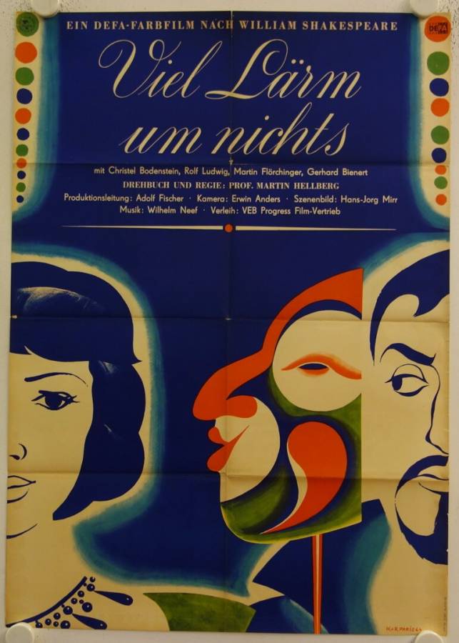 Much Ado About Nothing original release east-german movie poster