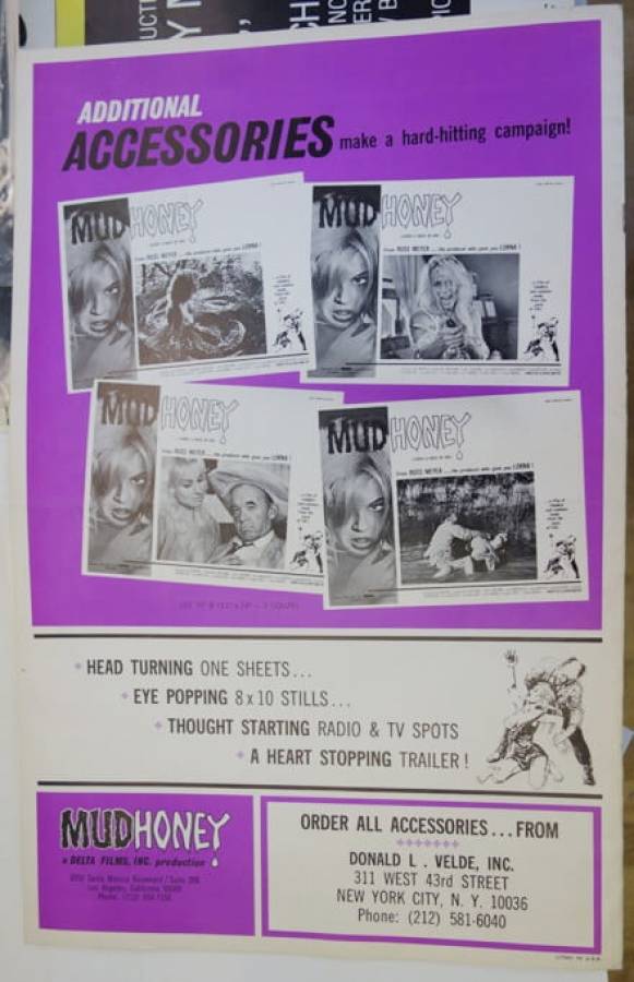 Mudhoney original release US Pressbook