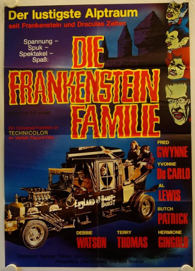 Die Frankenstein-Familie originales deutsche Filmplakat