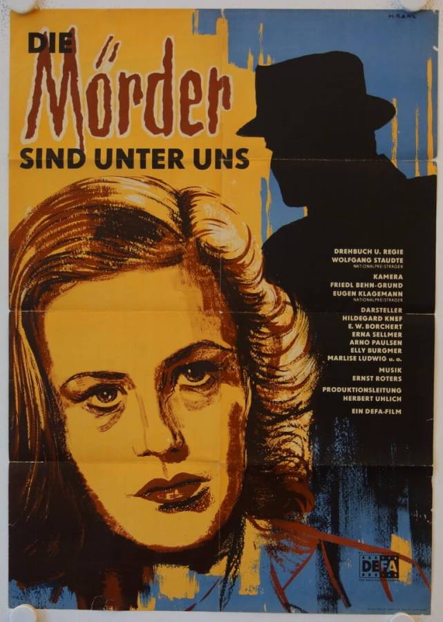 Murderers Among Us re-release East-German movie poster