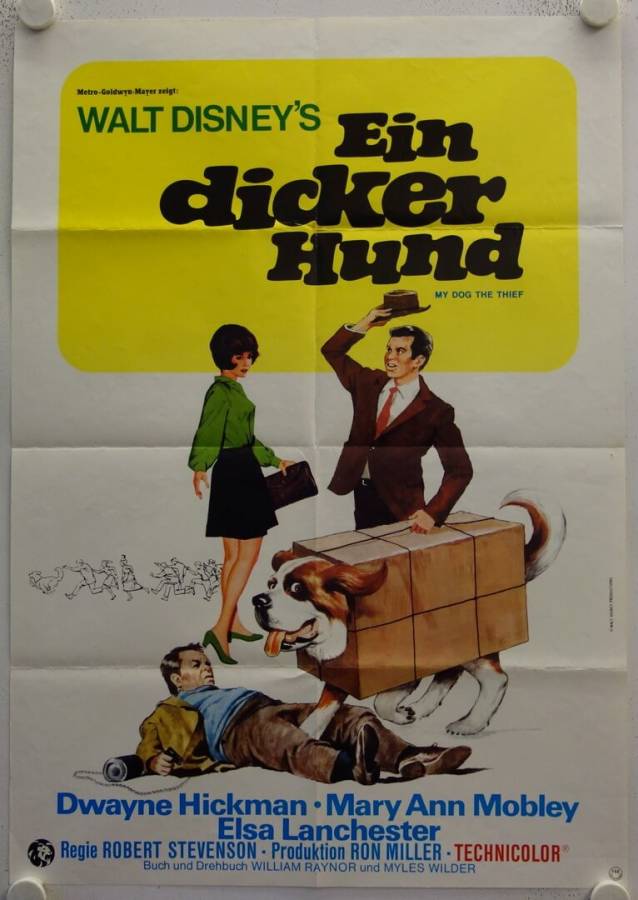 Ein dicker Hund originales deutsches Filmplakat