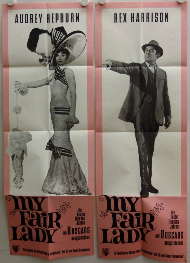 My Fair Lady original release german door panel set