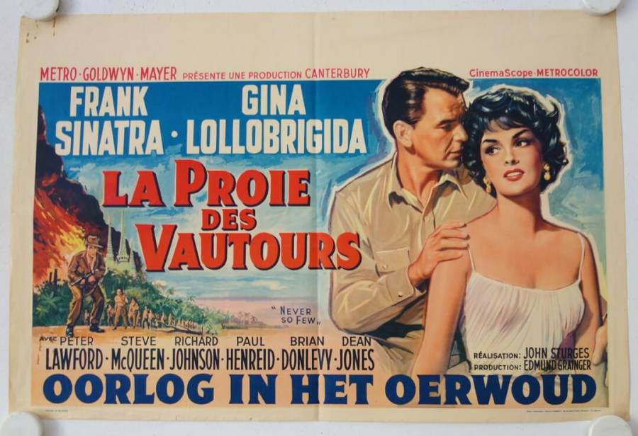 Never so few original release belgian movie poster