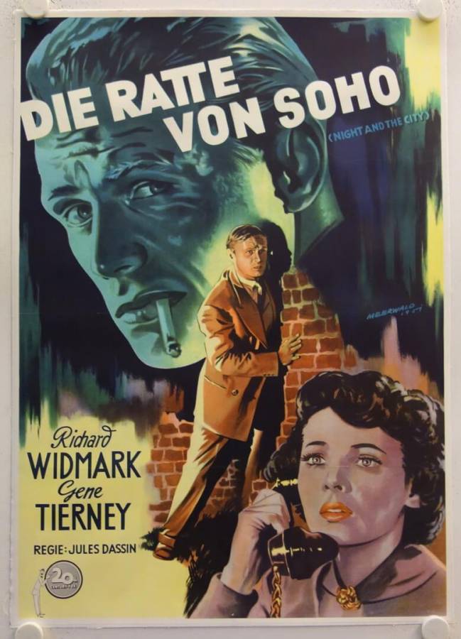 Night and the City original release german movie poster