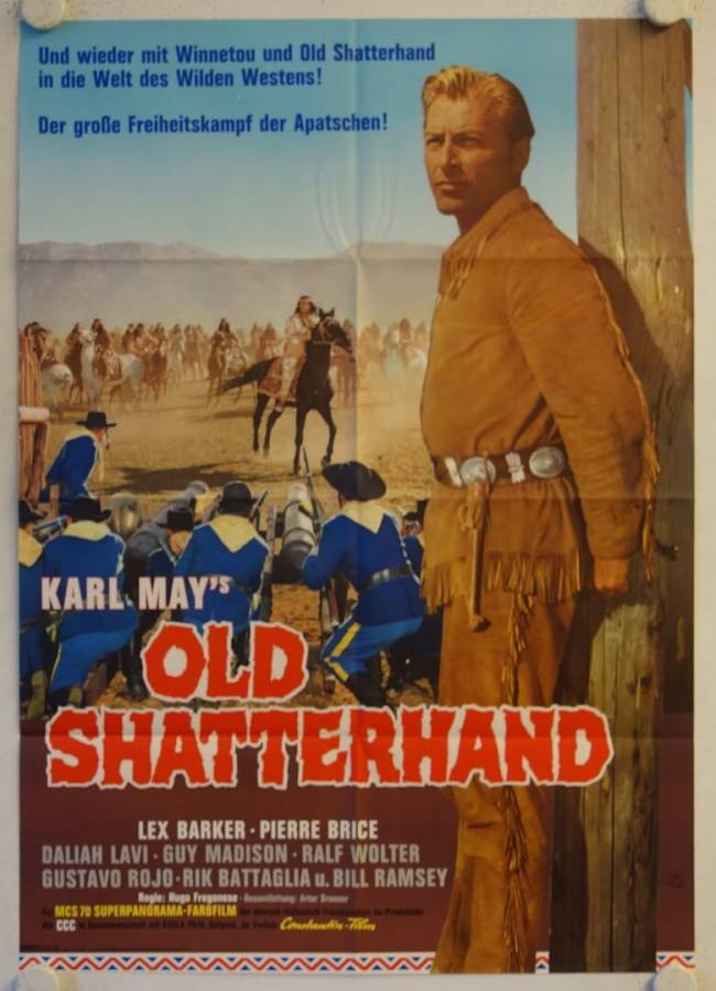 Old Shatterhand re-release german movie poster